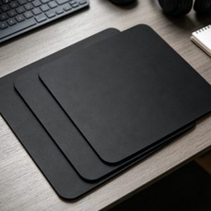 Pack of 20 Washable Office Mouse Pads; Fine-Textured Non-Slip Rubber Base; Fully Stitched Edges; Desk Pad.